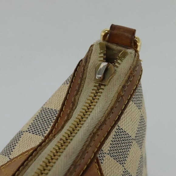 LOUIS VUITTON Damier Azur Siracusa PM Shoulder Bag N41113 LV Auth 119000 - Picture 8 of 16